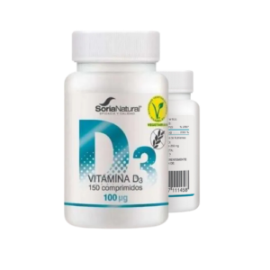 Soria Natural Vitamina D3 liberación sostenida 150 comprimidos.