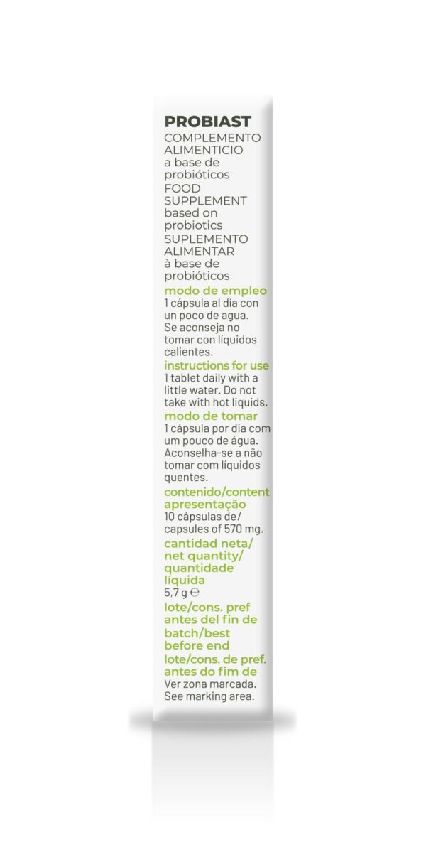 ProbiasT cápsulas 10 x 570 mg de Soria Natural - Imagen 3