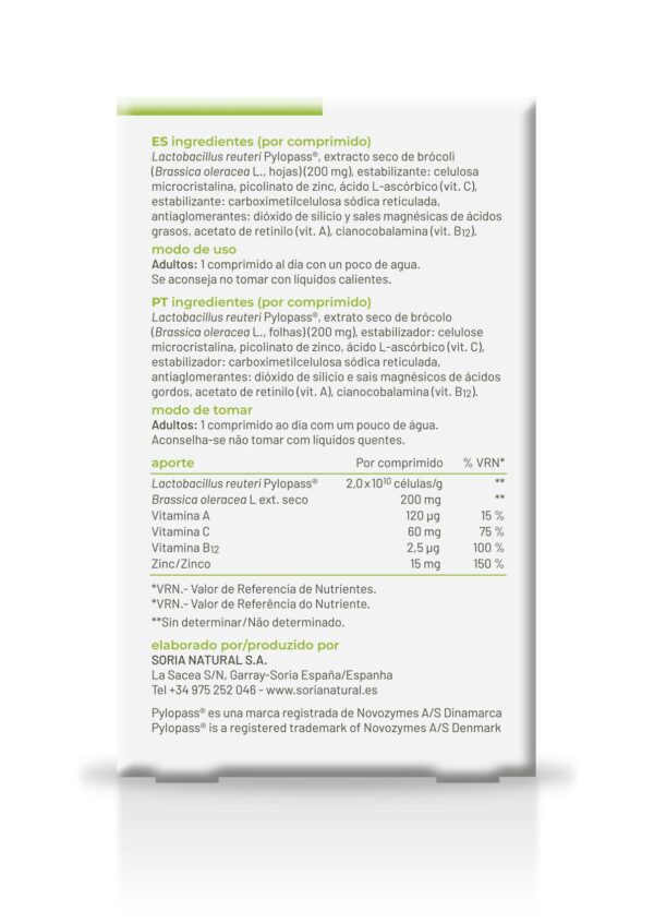 Probicobacter comprimidos 750 mg