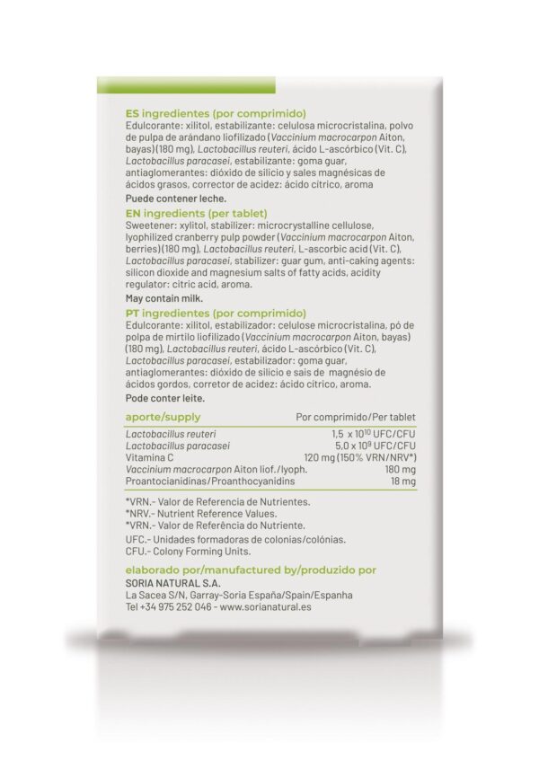 Probienci comprimidos de Soria Natural