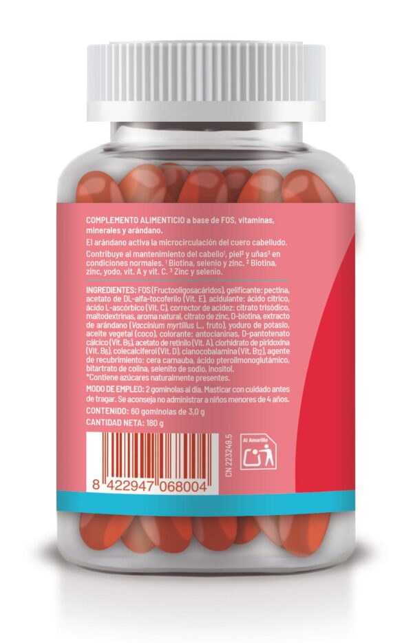 Hair Skin & Nails gominolas 60 x 3000 mg de Soria Natural