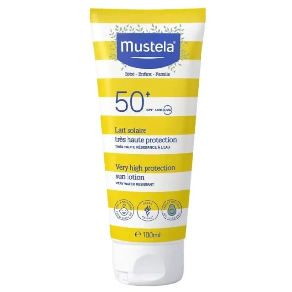 Mustela Pack Solar SPF 50+ Spray 200 ml + Leche Solar Facial SPF 50++ 40 ml - Imagen 2