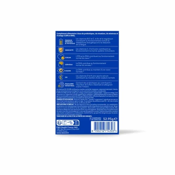 Bion3 Multi & Omega-3 30 Comprimidos + 30 Cápsulas - Imagen 4