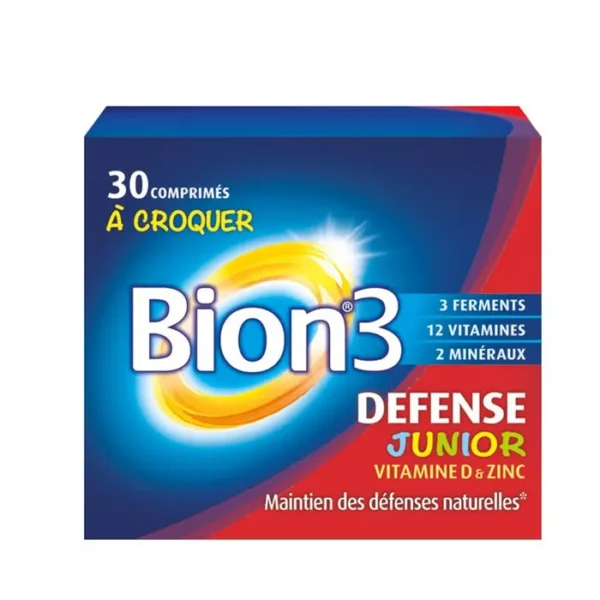 Bion3 Defense Junior 30 Comprimidos Masticables - Imagen 2