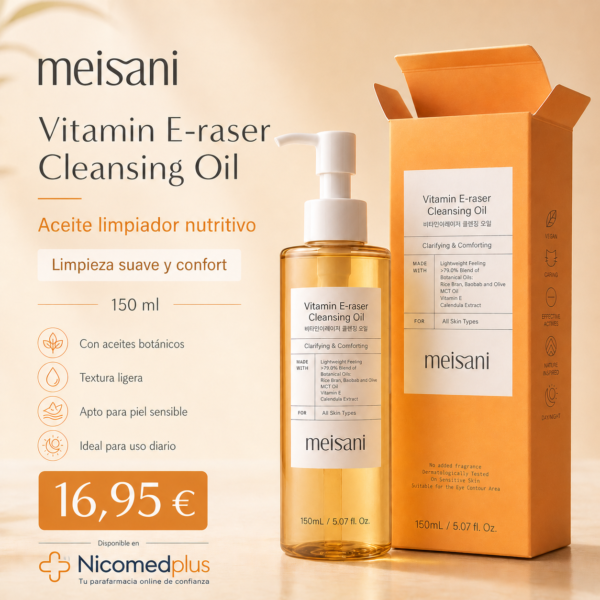H1: Meisani Vitamin E-raser Cleansing Oil 150 ml