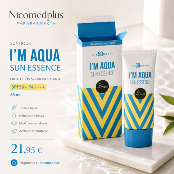Suntique I’m Aqua Sun Essence SPF50+ PA++++ 50 ml - Imagen 2