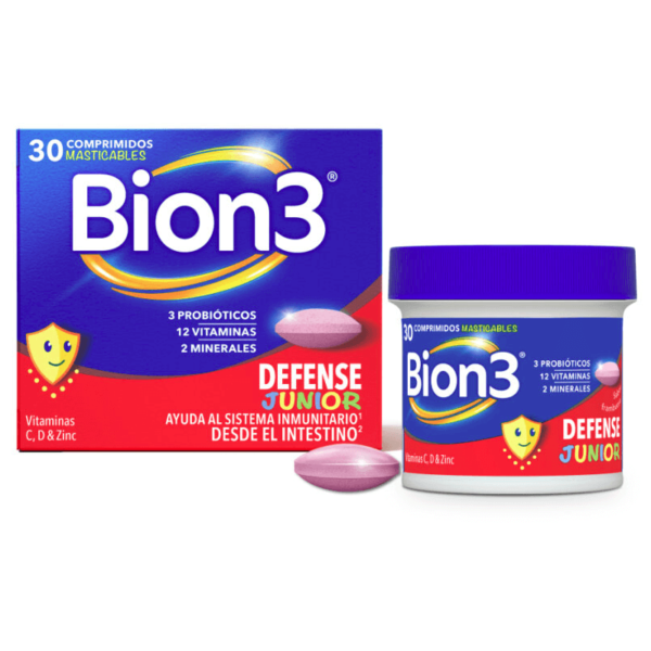 Bion3 Defense Junior 30 Comprimidos Masticables - Imagen 3
