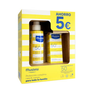 Mustela Pack Solar SPF50 Spray 200 ml + Leche Solar Facial SPF50+ 40 ml