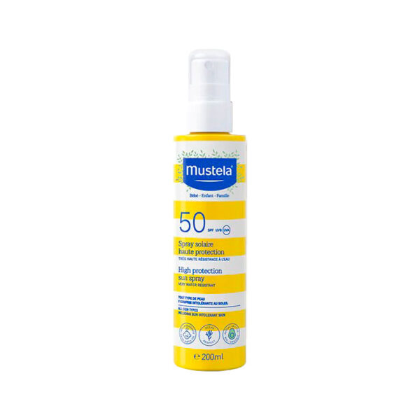 Mustela Pack Solar SPF 50+ Spray 200 ml + Leche Solar Facial SPF 50++ 40 ml - Imagen 3