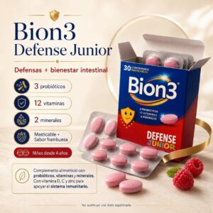 Bion3 Defense Junior 30 Comprimidos Masticables