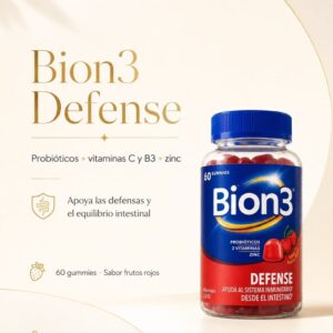 Bion3 Defense 60 Gummies Sabor Frutos Rojos