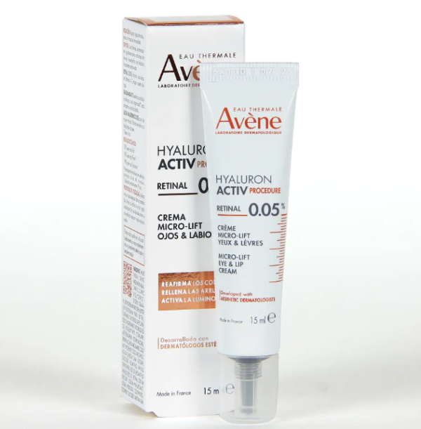 Avène Hyaluron Activ Procedure Crema Micro-Lift Ojos y Labios 0,05% Retinal 15 ml - Imagen 2