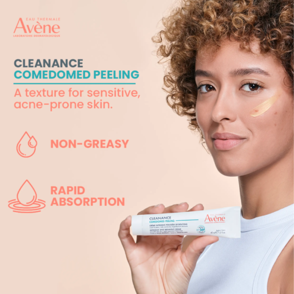 Avène Cleanance Comedomed Peeling Crema Intensiva para Brotes de Granos 40 ml - Imagen 2