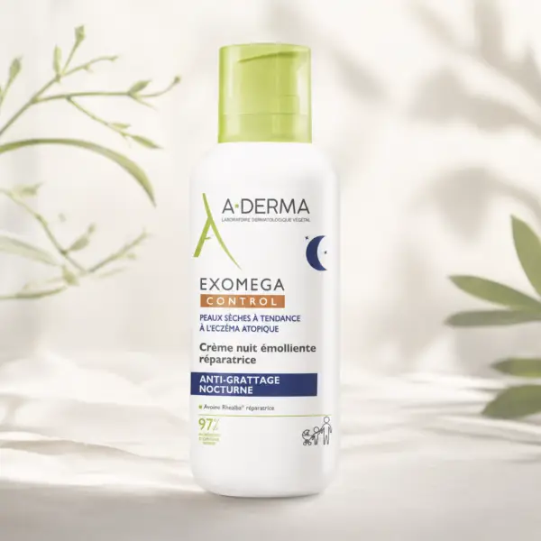 A-Derma Exomega Control Crema de Noche 400 ml - Imagen 2