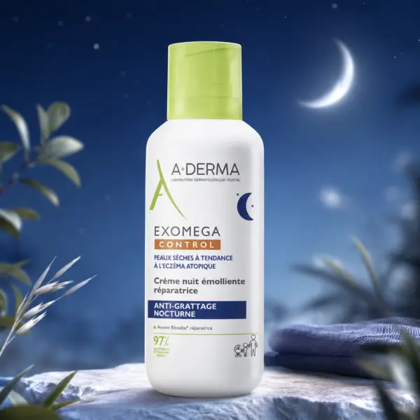 A-Derma Exomega Control Crema de Noche 400 ml - Imagen 4
