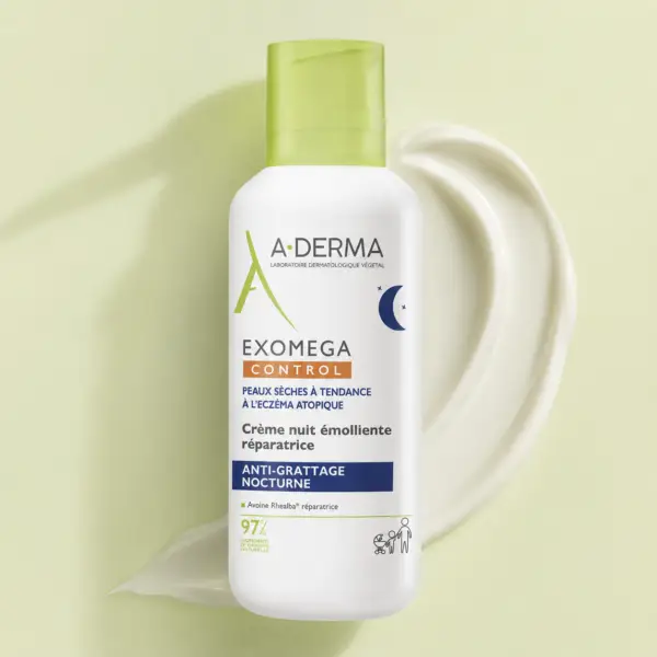 A-Derma Exomega Control Crema de Noche 400 ml - Imagen 5