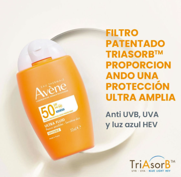 Avène Ultra Fluido Invisible SPF 50+ 50 ml - Imagen 6