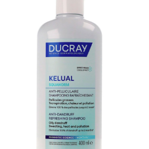 Ducray Kelual Squanorm Champú Tratante Regulador Caspa Grasa 400 ml