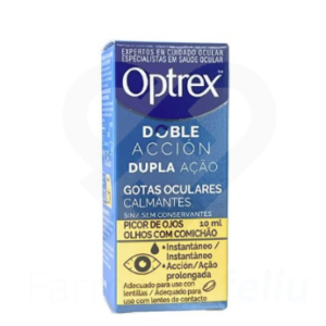 Optrex Doble Acción Gotas Oculares Calmantes Picor de Ojos 10 ml