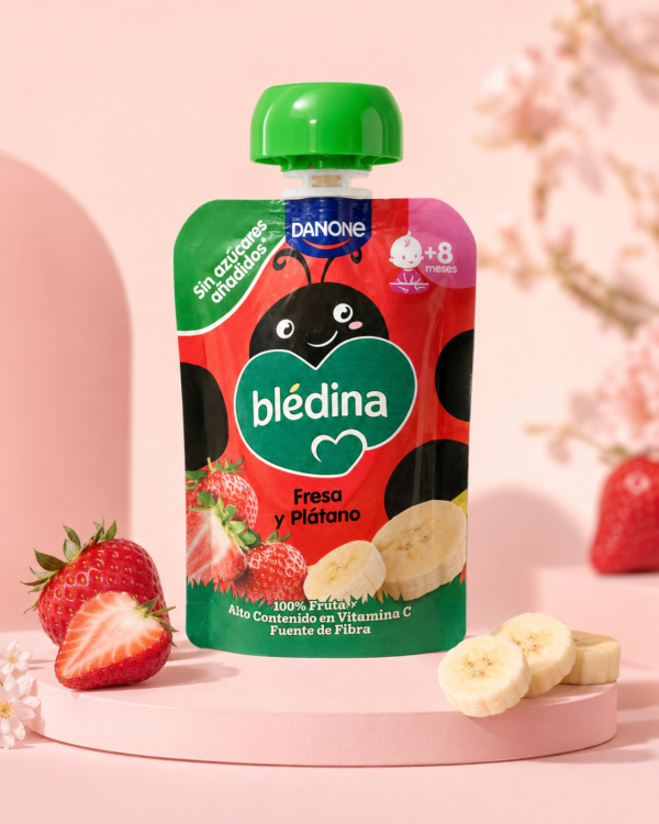 Blédina Pouch Fresa y Plátano +6 Meses 100 g - Imagen 5