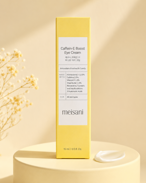 Meisani Caffein-E Boost Eye Cream 15 ml – Contorno de ojos con cafeína - Imagen 5