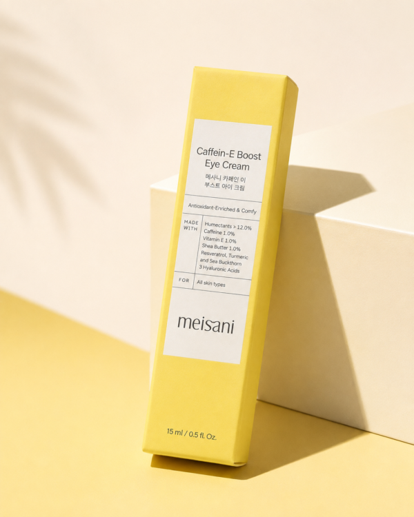 Meisani Caffein-E Boost Eye Cream 15 ml – Contorno de ojos con cafeína - Imagen 2