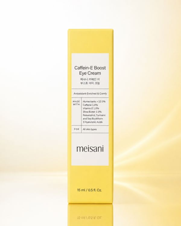 Meisani Caffein-E Boost Eye Cream 15 ml – Contorno de ojos con cafeína - Imagen 4
