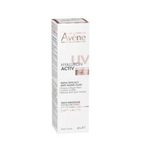 Avène Hyaluron Activ UV Fluido Triple Eficacia Antiedad SPF 50+ 40 ml