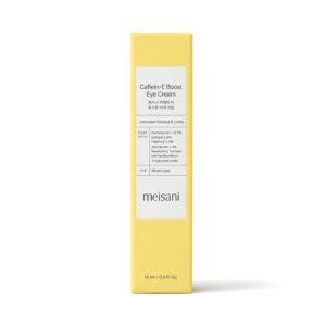Meisani Caffein-E Boost Eye Cream 15 ml – Contorno de ojos con cafeína